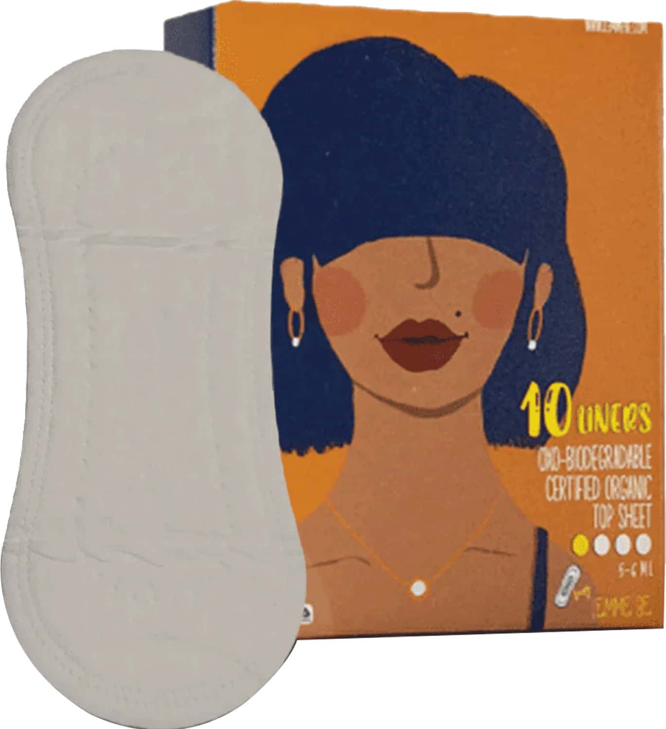 Lemme Be 100% Oxo Biodegradable Panty Liners For Women|10 Panty Liners Pads|4-6 Hours Protection