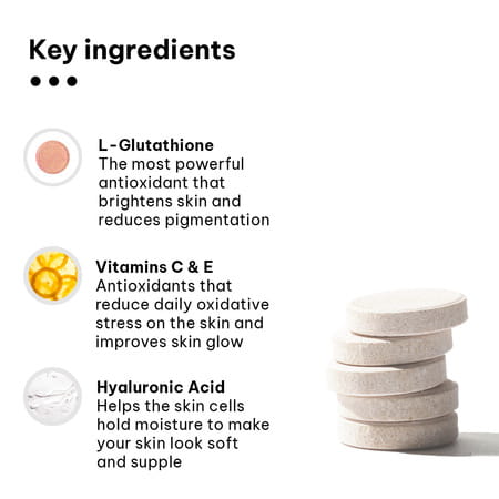 Hk Vitals Glutathione Mango | 15 Tabs | Skin Glow & Hydration With Sipper