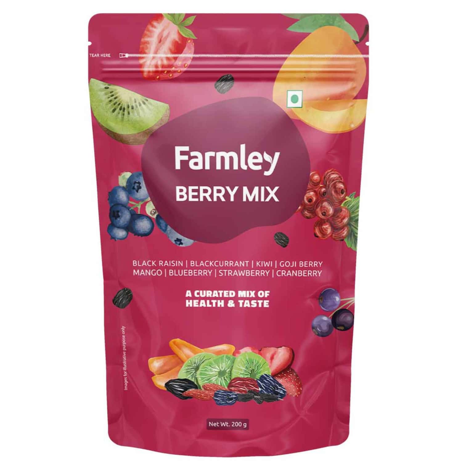 Farmley Berry Mix (Dried Berries) 200 G