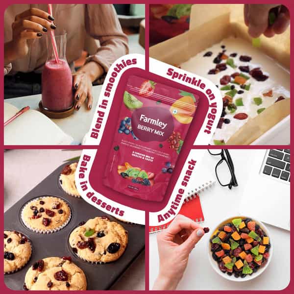 Farmley Berry Mix (Dried Berries) 200 G