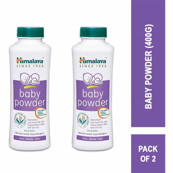 Himalaya Baby Powder 400G (Po2) (2 X 400 G)