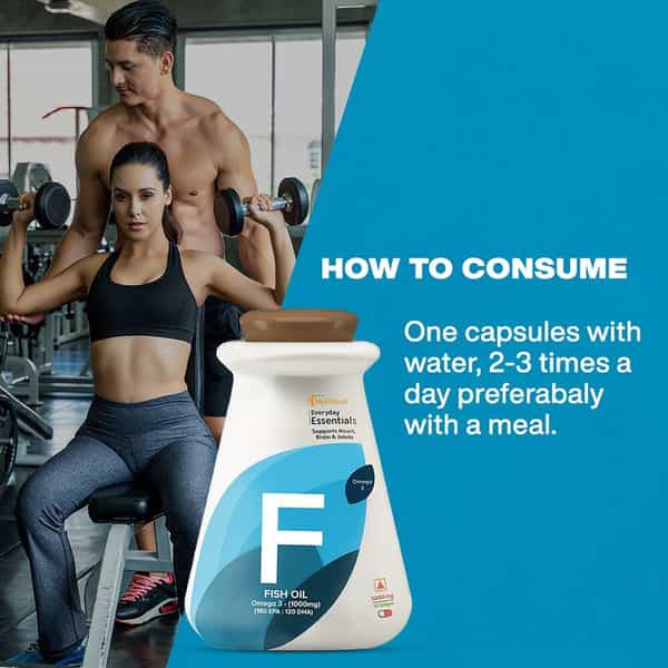 Myfitfuel Omega 3 Fish Oil | 1000Mg (180 Epa 120 Dha) | 100 Softgels