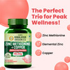 Vlado's Himalayan Organics Zinc Methionine Chelated Copper | Support Healthy Immune | Veg - 120N