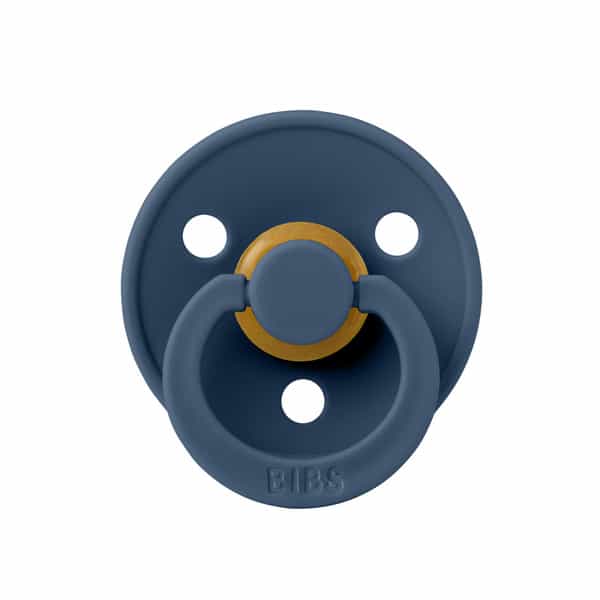 Bibs Colour Latex Size 2 Steel Blue - 6+ Months