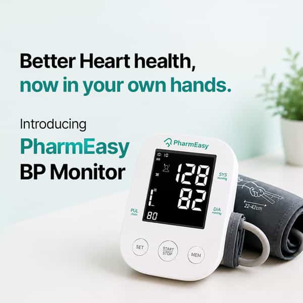 Pharmeasy Fully Automatic | Pe/Bp01 | Digital Blood Pressure Monitor