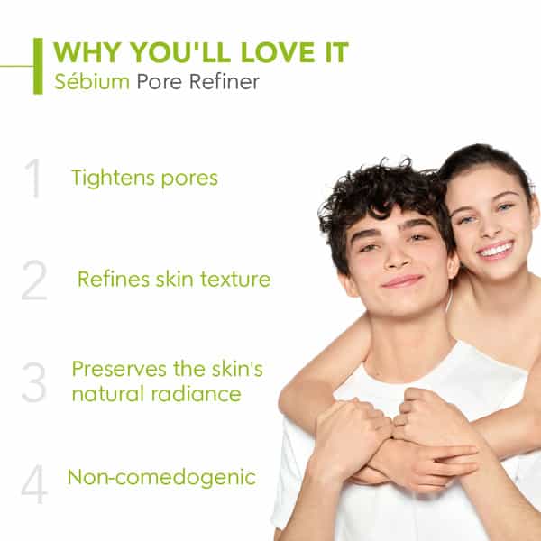 Bioderma Sebium Pore Refiner Corrective Care Cream Combination To Oily Skin 15Ml