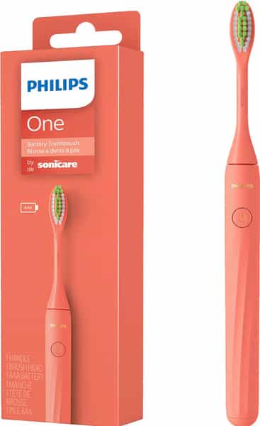 Philips One Electric Toothbrush By Sonicare Hy1100/51 - 2 Minute Timer And Quadpacer