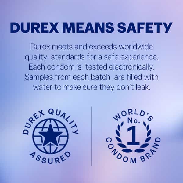 Durex | Intense Stimulating Condom With Desirex Gel | Box | 10 Condoms