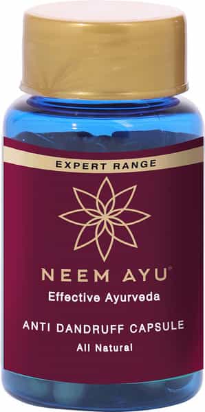 Neem Ayu Anti Dandruff Ayurvedic Capsules | Made With Ayurvedic Ingredients| 60 Capsules