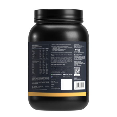Nutrabay Gold 100% Whey Protein Isolate|26g Protein|Muscle Support & Recovery|Mango | 1 Kg
