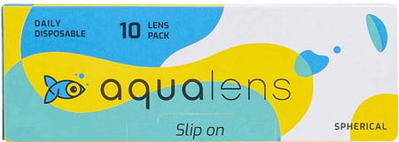 Aqualens Daily Disposable Contact Lenses (10 Lenses/Box) (-1)