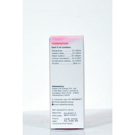 Noble Life Energy E006 Haemotox - 30ml