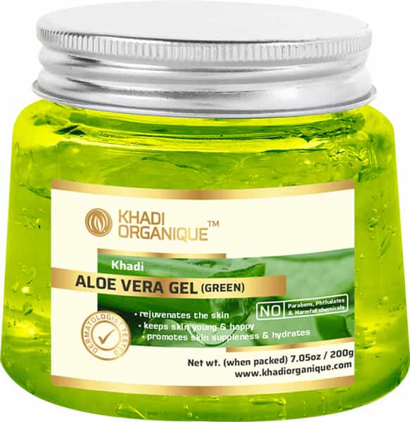 Khadi Organique Aloevera Green Gel For Skin And Hair 200 Gm