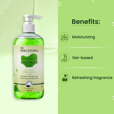The Skin Story Moringa Shower Gel | 190ml