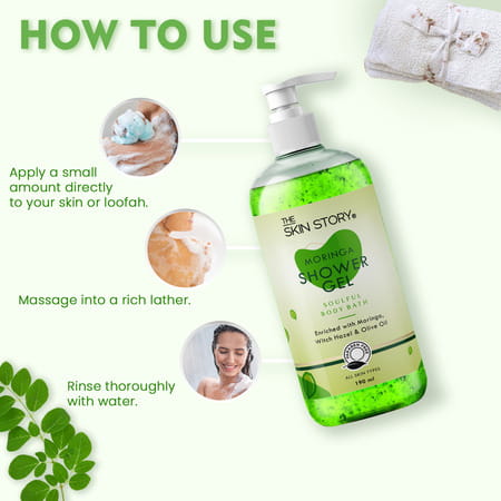 The Skin Story Moringa Shower Gel | 190ml