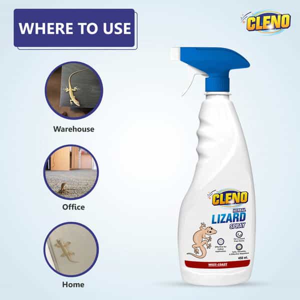 Cleno Herbal Lizard Repellent Spray /Harsh On Lizard/Lizard Repellent Spray - 450Ml