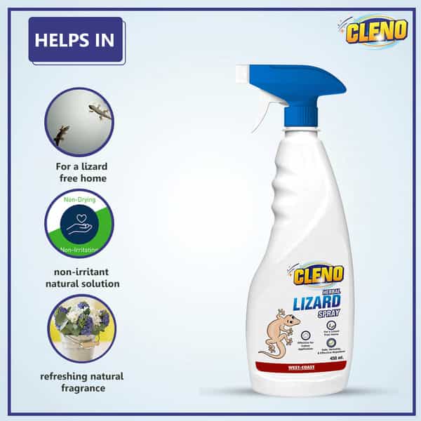 Cleno Herbal Lizard Repellent Spray /Harsh On Lizard/Lizard Repellent Spray - 450Ml