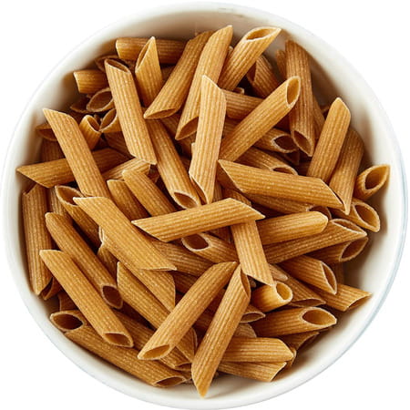 Long & Short High Fibre Penne - Wholegrain Wheat Pasta - Pack Of 2 (250gx2)