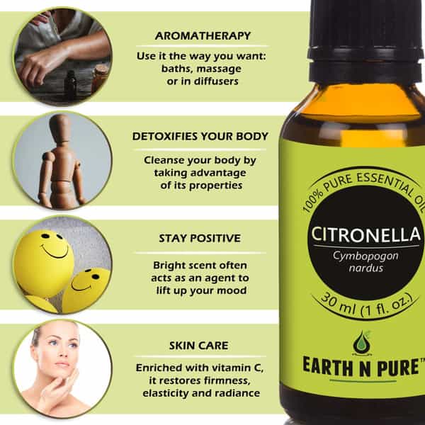 Earth N Pure Citronella Essential Oil (30 Ml) (30 Ml)