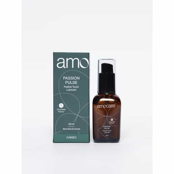 Amocare Feather Touch Water-Based Lubricant Gel For Men & Women | No Nasties | Chocolate Flavour