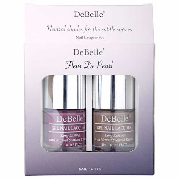 Debelle Gel Nail Polish Gift Set Of 2 Laura Aura | Coco Bean- 16 Ml (8Ml)
