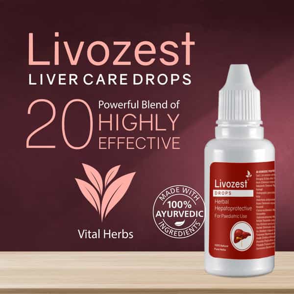Livozest Drops Liver Health 30 Ml | Liver Health Supplement | Detox Liver | Fatty Liver (Pack Of 1)