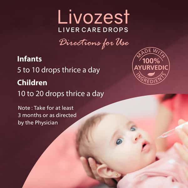 Livozest Drops Liver Health 30 Ml | Liver Health Supplement | Detox Liver | Fatty Liver (Pack Of 1)