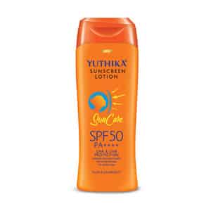 Yuthika Sunscreen Lotion Spf 50 Pa++++ | Uva & Uvb Protection | Sun Cream | Unisex - 300ml