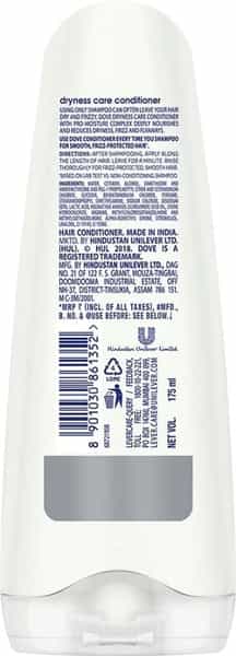 Dove Dryness Care Conditioner - 180 Ml