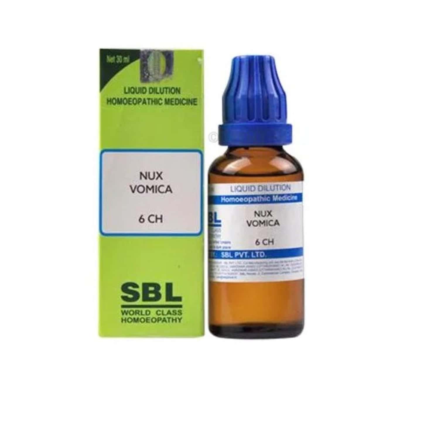 Sbl Nux Vomica Dilution 6 Ch 30 Ml Pack Of 2