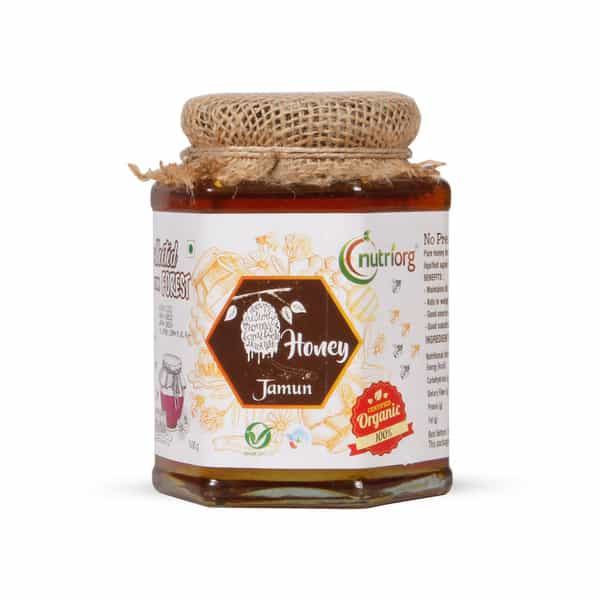Nutriorg Certified Organic Honey With Jamun Flavor 500G