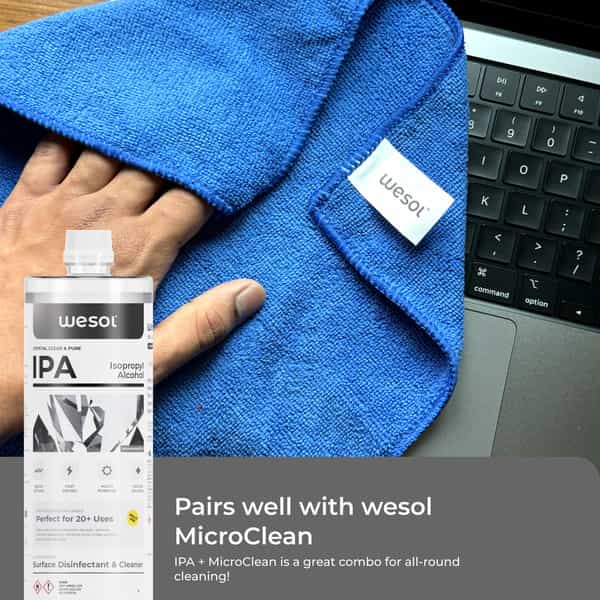 Wesol Ipa Isopropyl Alcohol 99.9% Electronics Cleaner Spray 1 Ltr