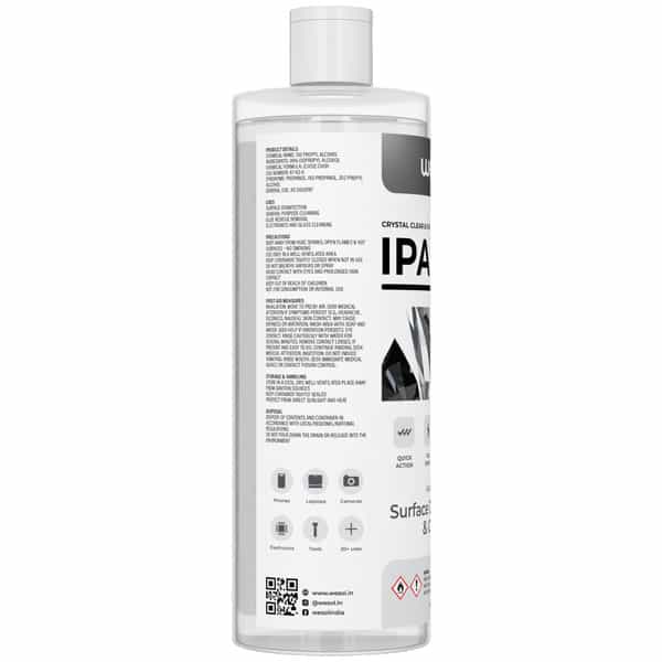 Wesol Ipa Isopropyl Alcohol 99.9% Electronics Cleaner Spray 1 Ltr