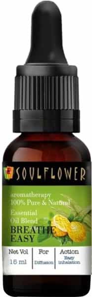 Soulflower Essential Oil Breathe Easy 15Ml