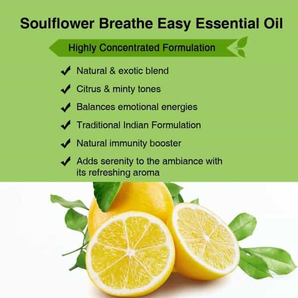 Soulflower Essential Oil Breathe Easy 15Ml