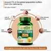 Vlado's Himalayan Organics Zinc Citrate | Healthy Immune Function & Iron Absorption - Veg - 120N