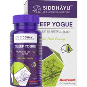 Siddhayu Sleep Yogue (by Baidyanath) | Sleeping Pills To Promote Healthy & Restful Sleep | 30 Cap