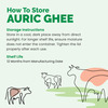 Auric Lab Certified Cow Ghee 1L | 100% Pure And Natural | Desi Ghee | Boost Immunity & Energy