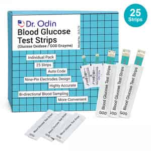 Dr. Odin Gls-73 God Blood Glucose Test Strips With God Monitoring System (25 Test Strips)