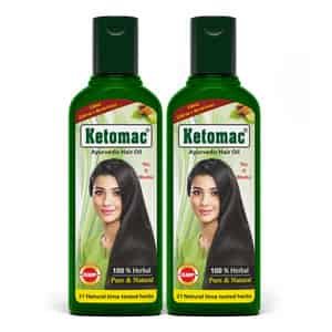 Ketomac Hair Oil 130 Mll Pack Of 2