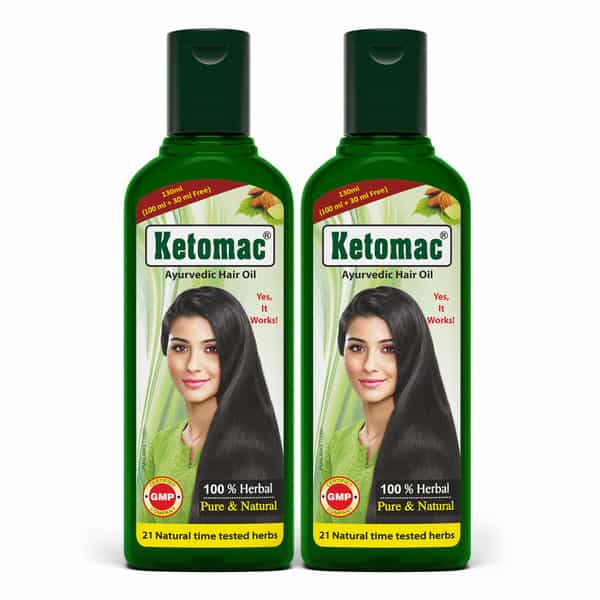 Ketomac Hair Oil 130 Mll Pack Of 2