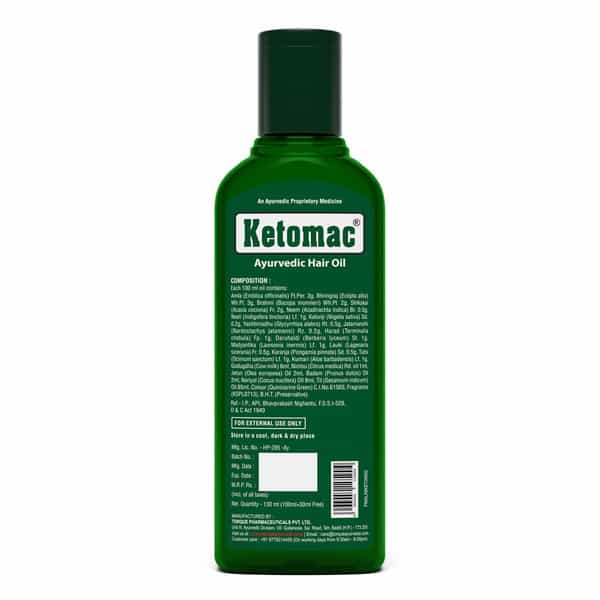 Ketomac Hair Oil 130 Mll Pack Of 2