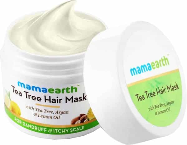 Mamaearth Tea Tree And Lemon Oil Anti Dandruff Hair Mask Container Of 200 Gm