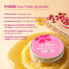 Nat Habit Pomegranate Rose Lip Balm For Dark Pigmented Lips | Lip Butter With Desi Ghee & Honey 10G