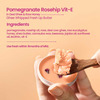 Nat Habit Pomegranate Rose Lip Balm For Dark Pigmented Lips | Lip Butter With Desi Ghee & Honey 10G