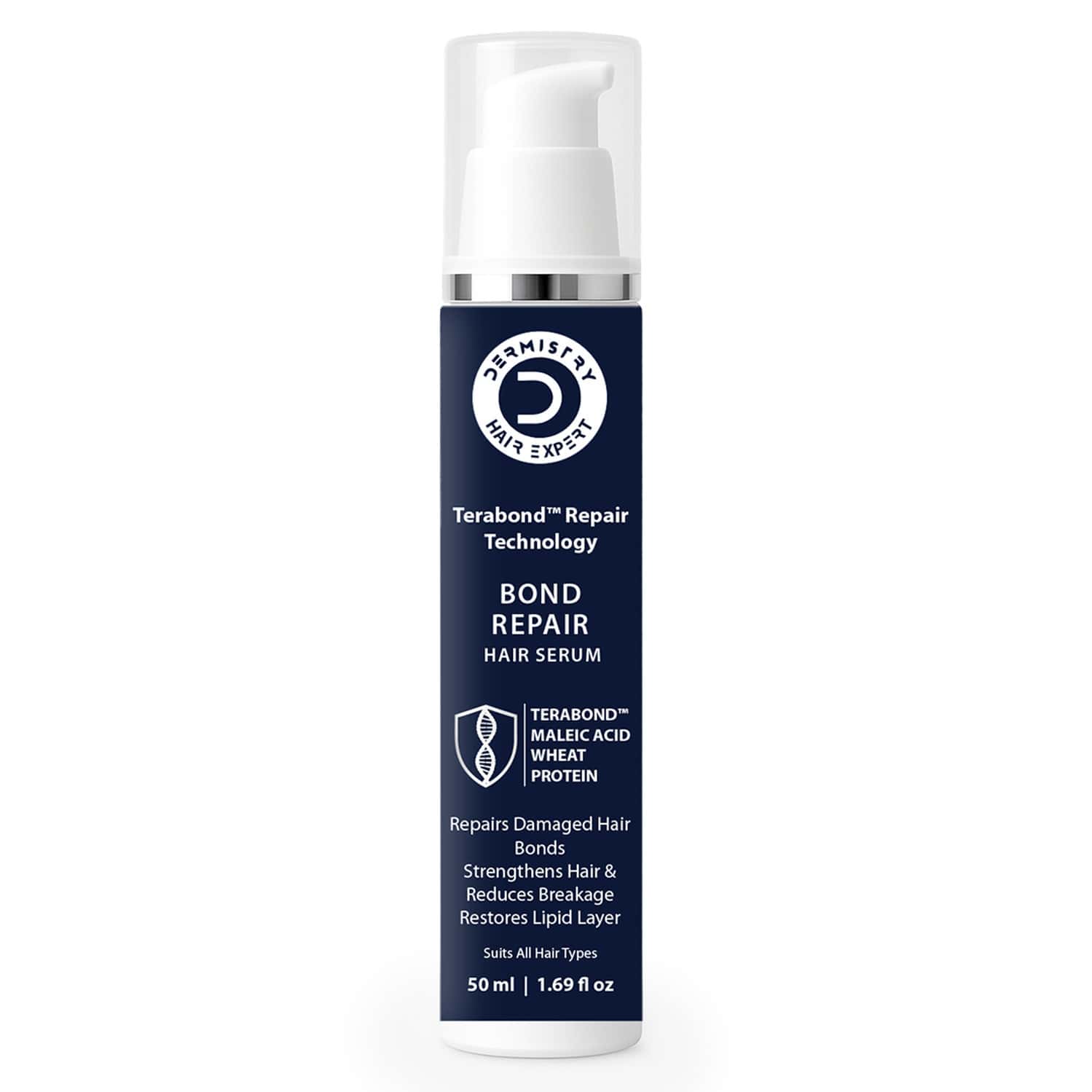 Dermistry Bond Repair & Restore Hair Serum Terabond Protein For Damaged Breakages Split Ends 50ml