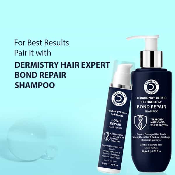 Dermistry Bond Repair & Restore Hair Serum Terabond Protein For Damaged Breakages Split Ends 50Ml
