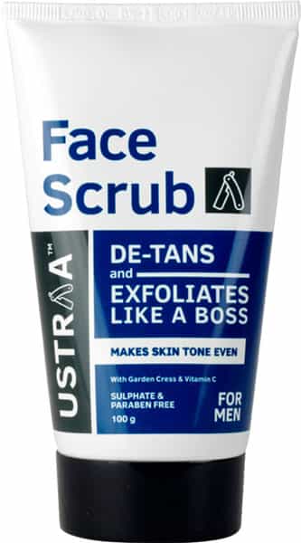 Ustraa De-Tan Face Scrub - 100 Gm