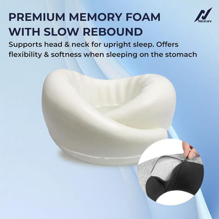 Nexlev Travel Neck Pillow Np-07 | Grey