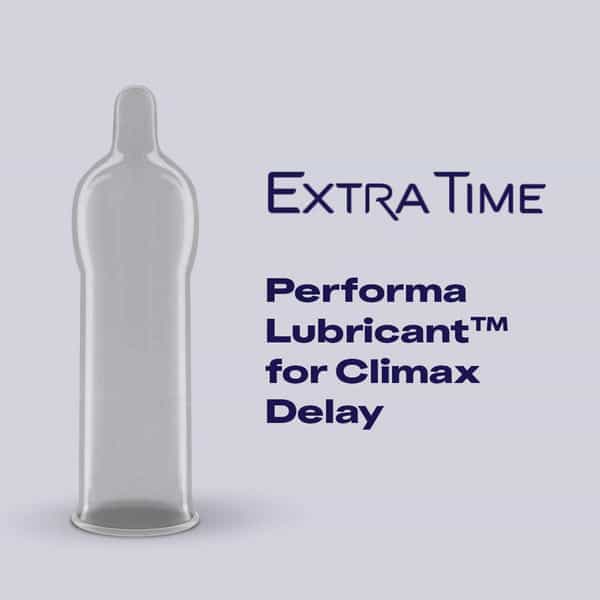 Durex Extra Time Condoms For Men - 10 Count (Pack Of 10)